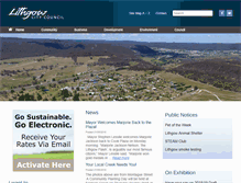 Tablet Screenshot of council.lithgow.com